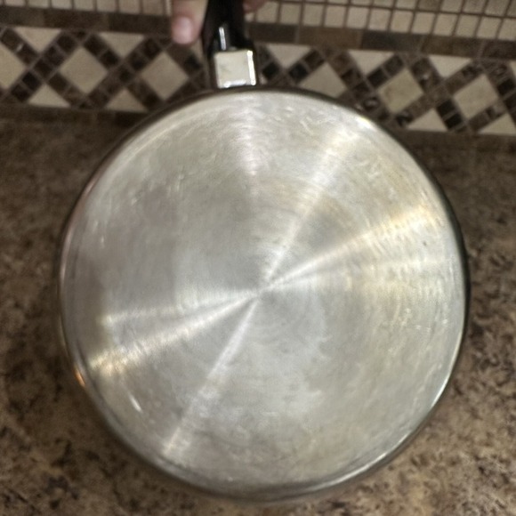 EKCO Prudential Ware 9 inch 1.5 Quart 266 Tri Clad 304 SS Skillet USA Vintage - Picture 2 of 6